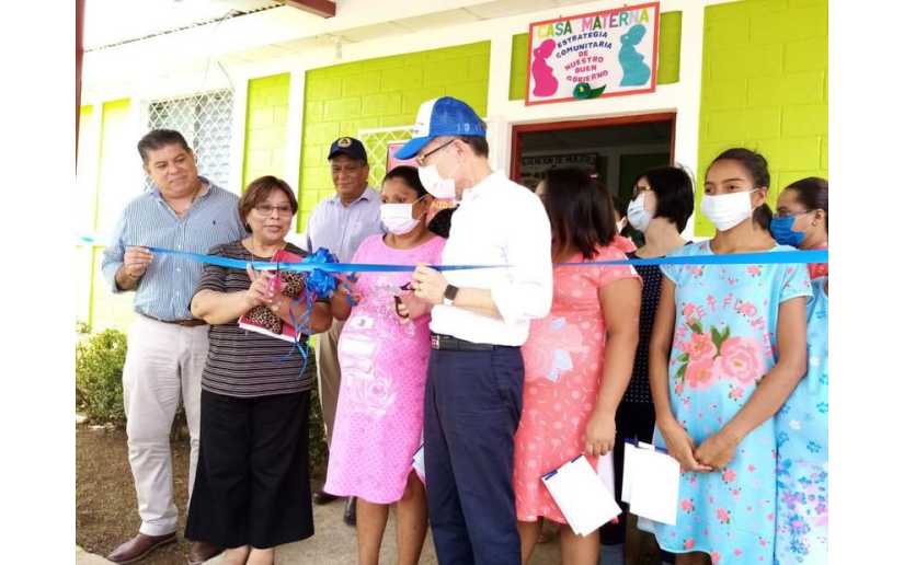 Así fue la inauguración de las mejoras de la Casa Materna de Rivas