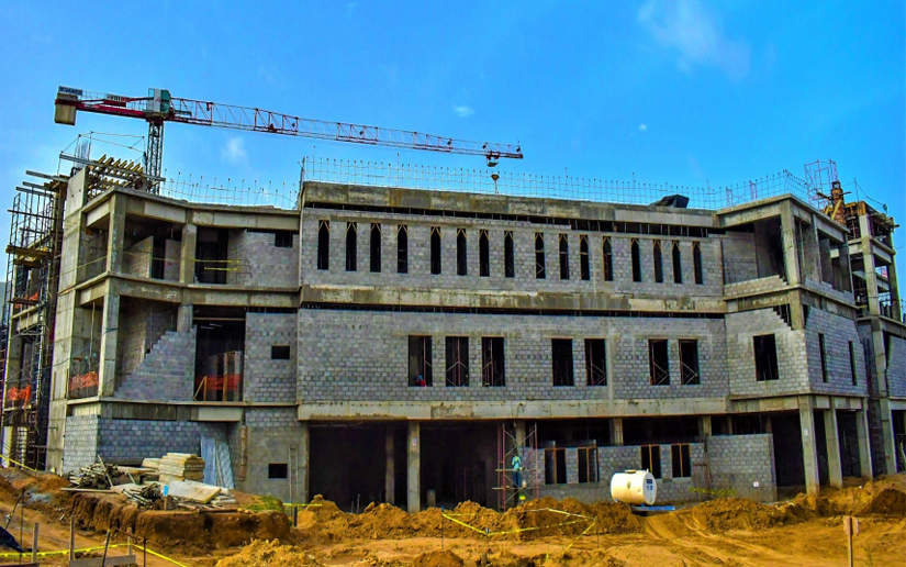 Sin pausa, continúa la construcción del Hospital de Nueva Segovia, Ocotal
