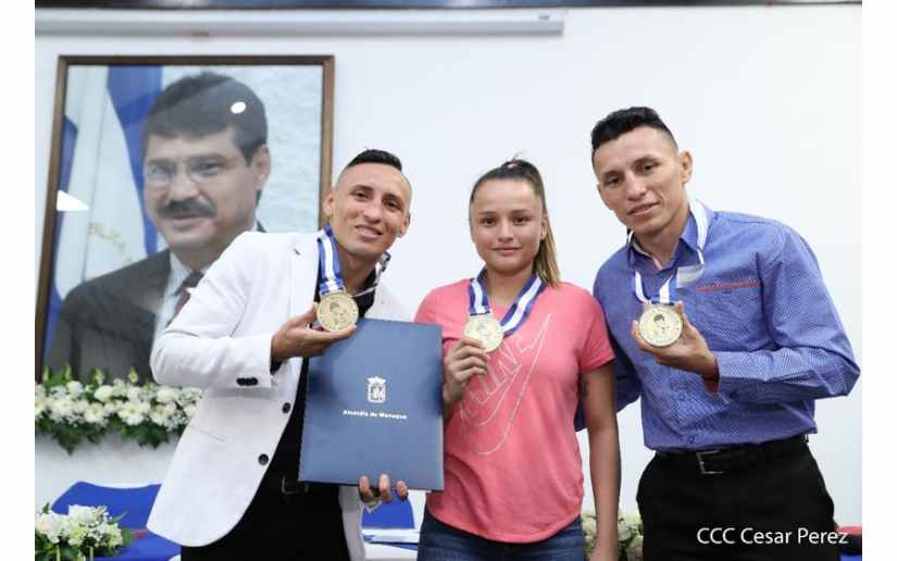 Condecoran con orden Alexis Argüello a cuatro destacados atletas nicaragüenses