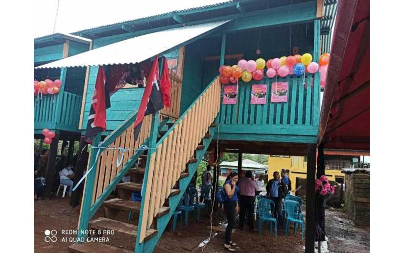 Inauguran viviendas solidarias en Bonanza