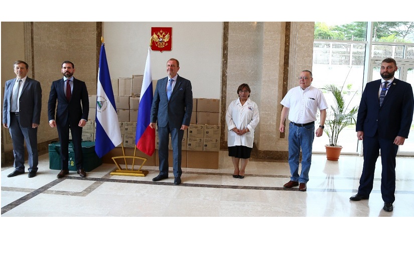 Rusia entrega a Nicaragua donativo de equipos médicos para combatir la covid-19