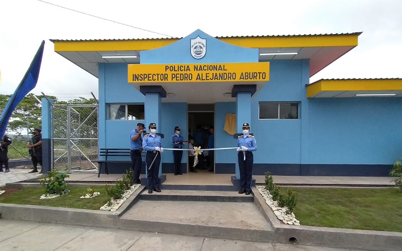 Nuevo edificio policial en Ayapal, municipio de Bocay