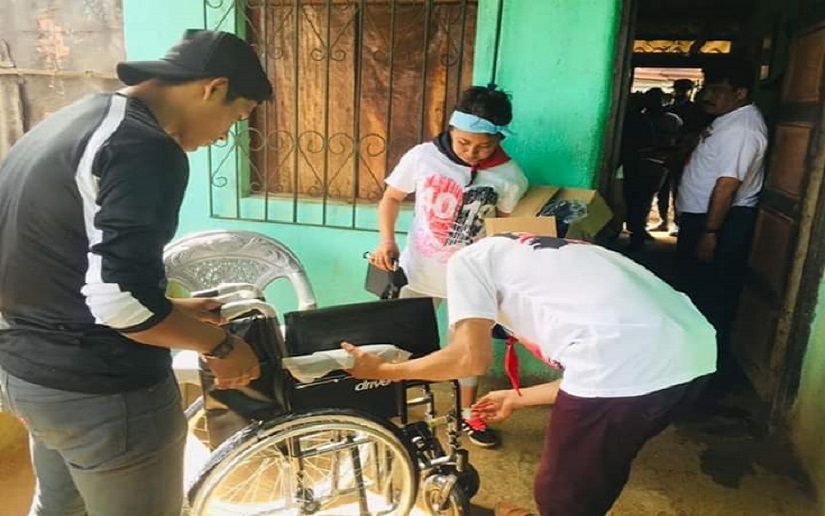 En Saludo a los 41 años de la liberación de Jinotepe y San Marcos entregan sillas de ruedas 