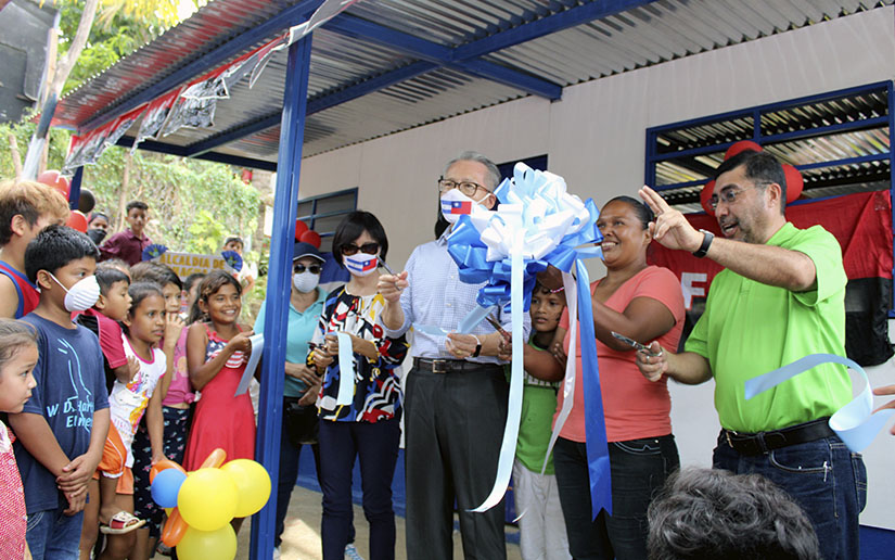 Alcaldía de Managua y Taiwán entregan casa nueva a familia del distrito III
