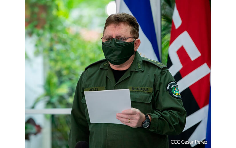 General Julio César Avilés destaca logros alcanzados de la Fuerza Aérea de Nicaragua
