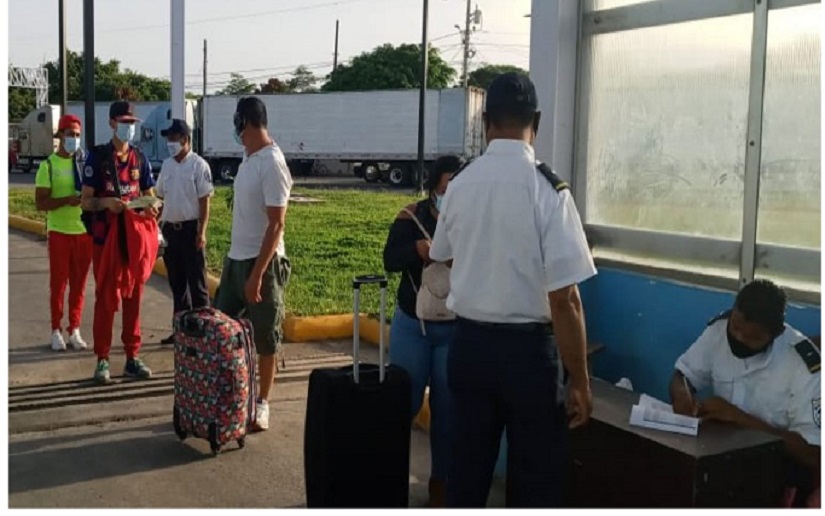 Ministerio de Gobernación informa sobre el arribo a nuestro país de 100 nicaragüenses procedentes de Panamá