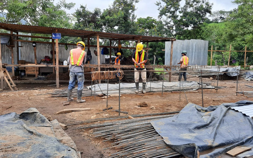 Así avanza construcción del Hospital Primario de Quilalí, Nueva Segovia