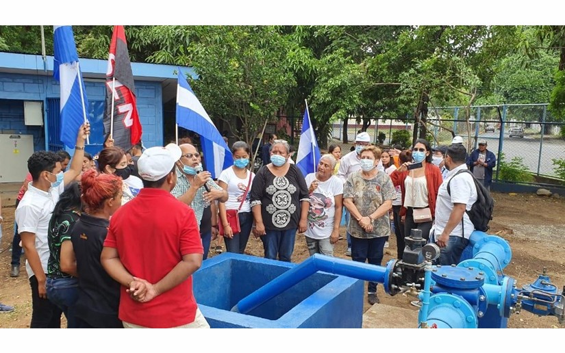 Enacal entrega nuevo pozo de agua en barrio Altagracia, Managua