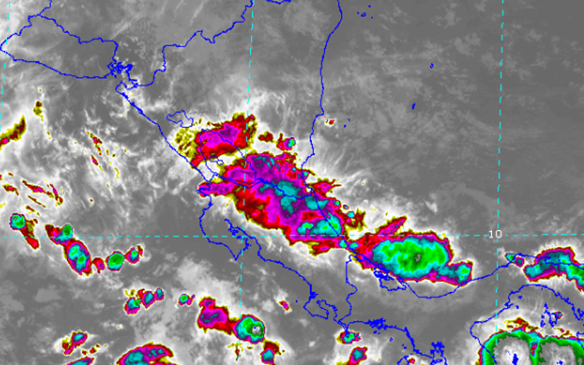 Bajas presiones provocarán lluvias en Nicaragua