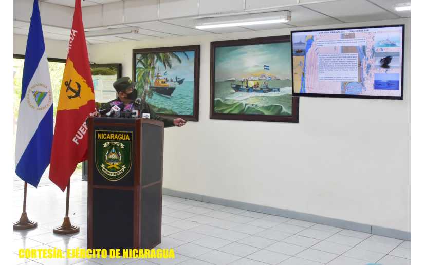 Ejército de Nicaragua informa sobre operación de búsqueda en el mar Caribe