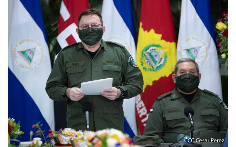 General Avilés destaca trabajo del Cuerpo Médico Militar en la lucha contra el covid-19 en Nicaragua