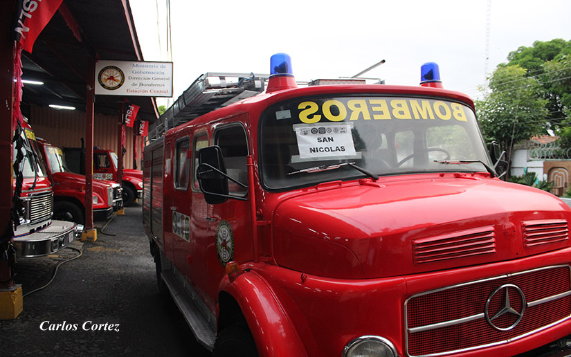 Camiones de bomberos salen rumbo a la nueva estación de San Nicolás, Estelí