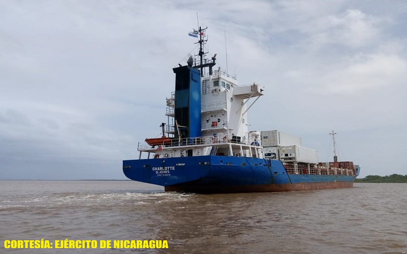 Ejército de Nicaragua brindó protección y seguridad a buques mercantes y flota pesquera en el Mar Caribe 