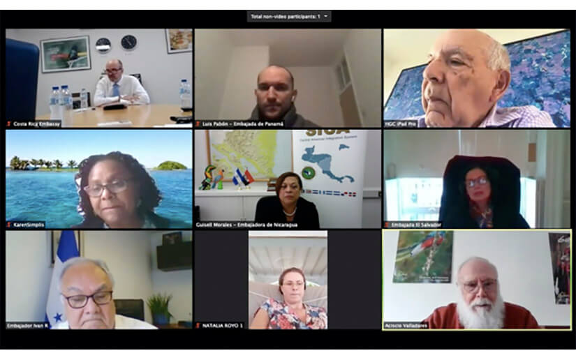 Embajadores del SICA en Londres sostienen encuentro virtual
