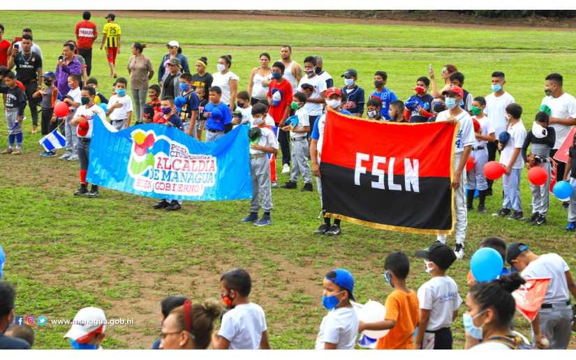 Inauguran academia de béisbol infantil en la comarca Nejapa