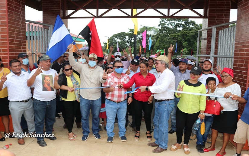 Así fue la inauguración del Parque Municipal Héroes y Mártires de La Rampla en el Municipio de Rosita