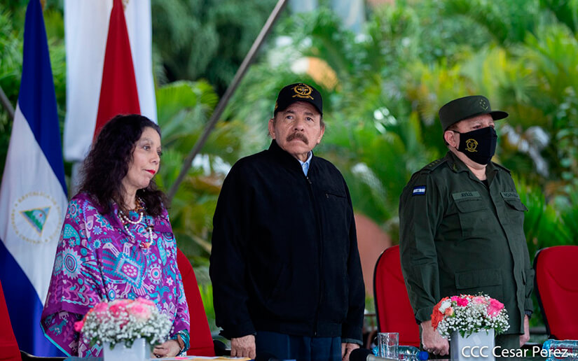Acto en Conmemoración  del 41 Aniversario del  Ejército de Nicaragua