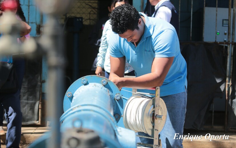Avanza en un 70% la construcción de un pozo de agua potable en Ticuantepe