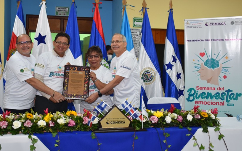 Clausura semana del Bienestar Emocional 2020 en la Presidencia Pro Tempore Nicaragua, COMISCA