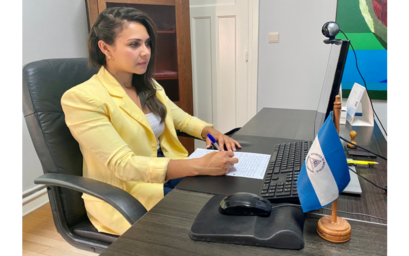 Nicaragua participa en seminario Democracia Global y la caída del Coronavirus