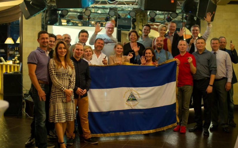 Exitosa velada Sabores de Nicaragua, Patria Bendita y Libre en ciudad Ryazán, Rusia