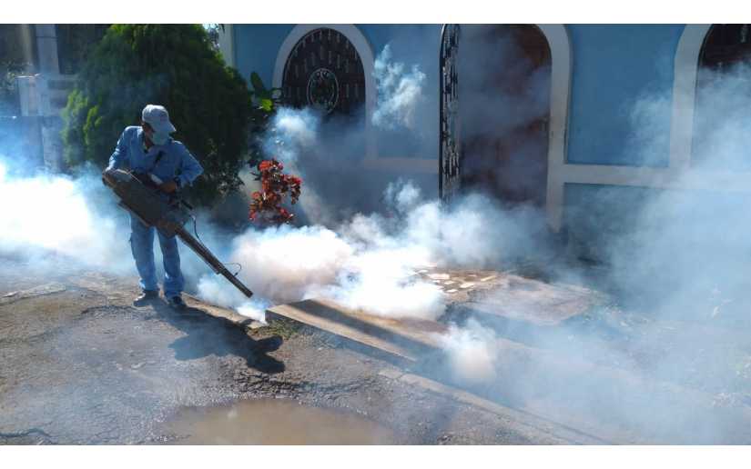 Intensa jornada de fumigación en Villa José Benito Escobar
