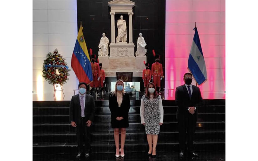 En Venezuela celebran aniversario de Independencia Centroamericana