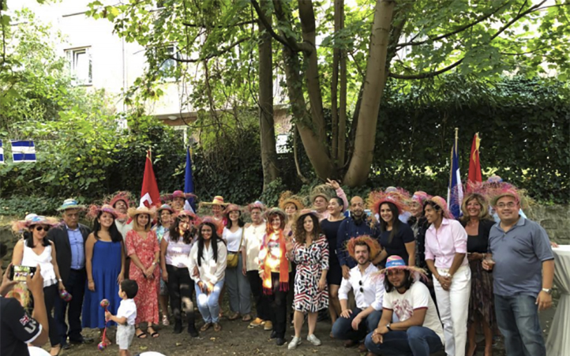 Nicaragüenses en Bélgica celebran el mes del Orgullo Patrio