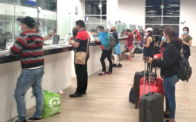 Ministerio de Gobernación informa sobre el arribo a nuestro país de 312 nicaragüenses procedentes de Panamá