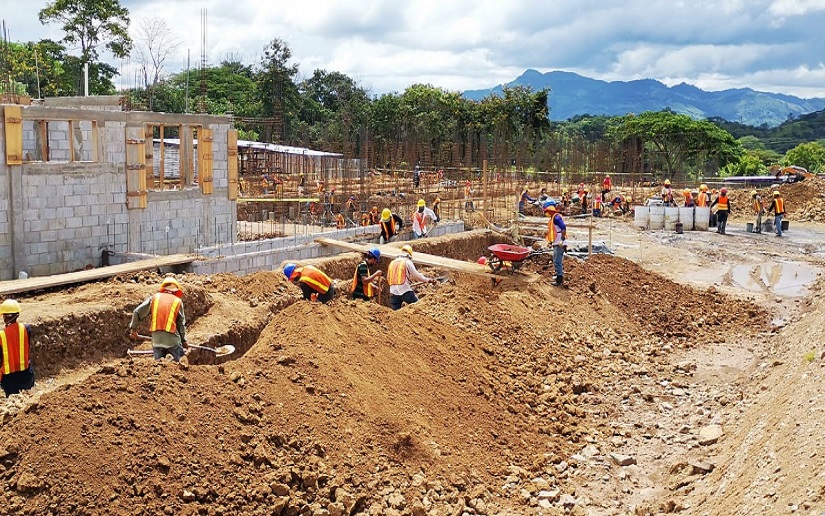 Ministerio de Salud visita construcción del Hospital de Quilalí, Nueva Segovia