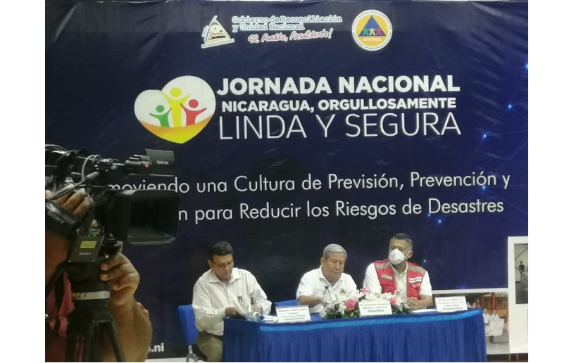 Sinapred instala Jornada Nacional, Nicaragua Orgullosamente Linda y Segura