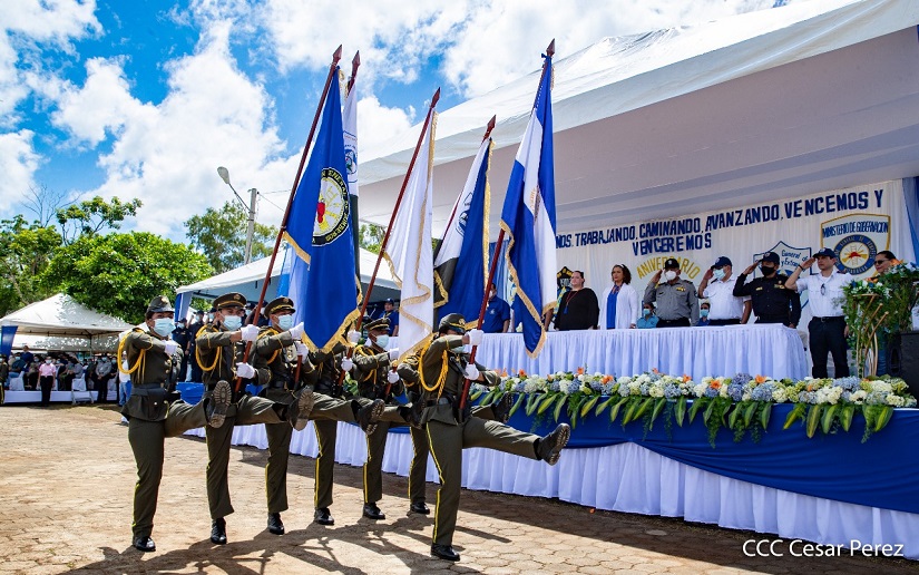 Presidente Daniel Ortega y vicepresidenta Rosario Murillo presidirán acto del 41 aniversario del Ministerio de Gobernación