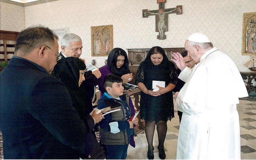 Audiencia del Papa Francisco a la Embajada de Nicaragua ante la Santa Sede   