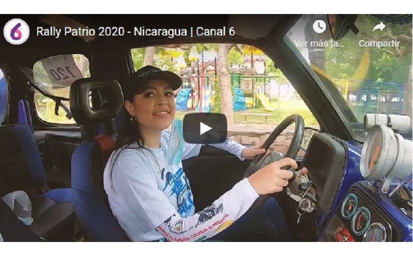 Canal 6 elabora documental Rally Patrio 2020 Con Amor a Nicaragua
