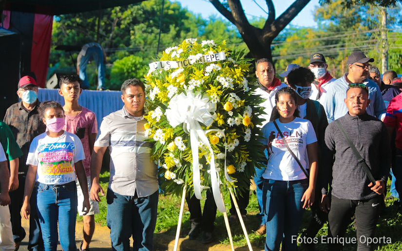 Ticuantepe recuerda la gesta heroica de los hermanos López Porras y Manuel García 