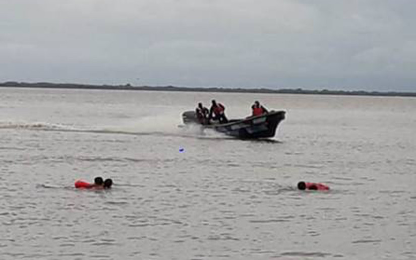 Simulacro de rescate acuático en San Juan del Sur y Bluefields