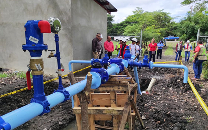 Un 90% lleva la ampliación y rehabilitación del Sistema de Agua Potable en Acoyapa 