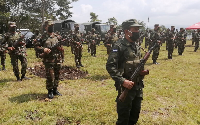 Ejército de Nicaragua en el Acto Regional de Apertura del Plan de Protección y Seguridad a la Cosecha de Café
