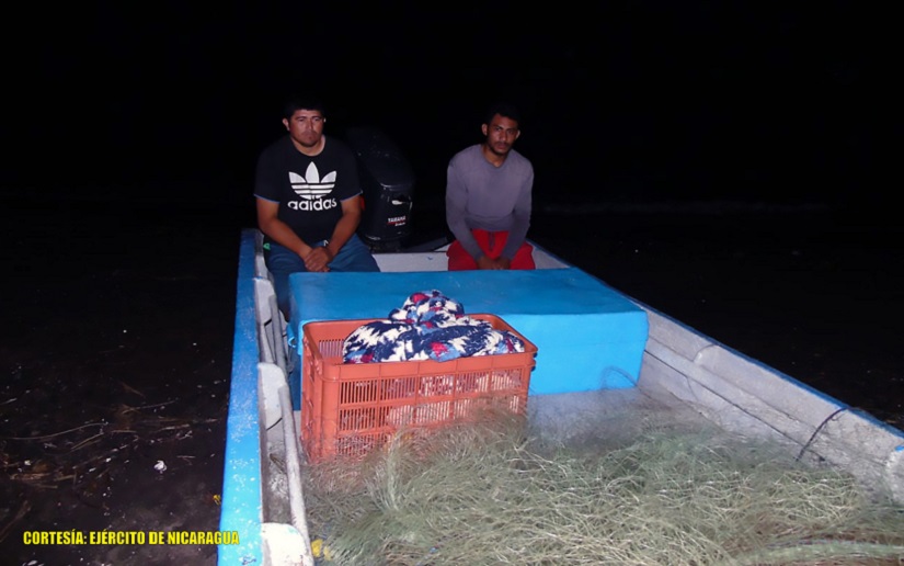 Ejército de Nicaragua retiene a dos personas de nacionalidad salvadoreña por pesca ilegal