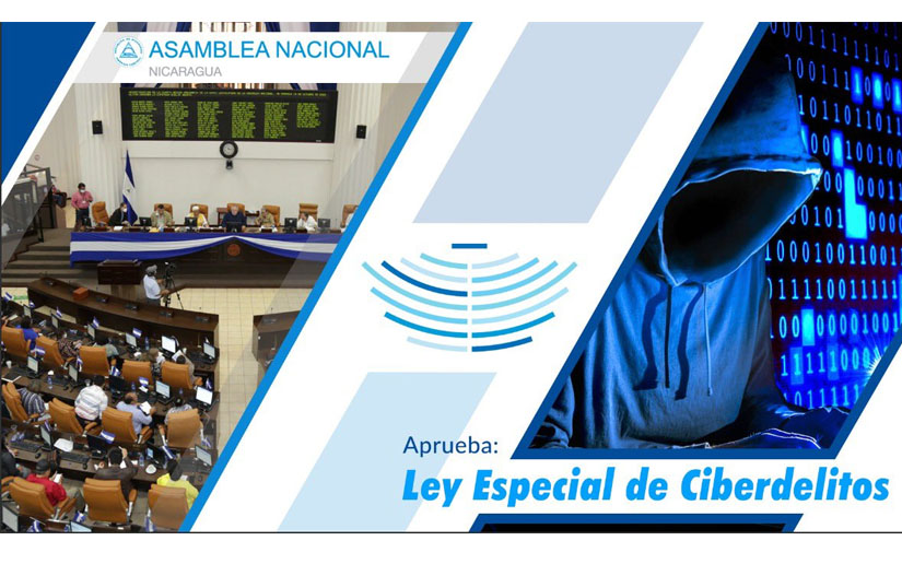 Asamblea Nacional aprueba Ley Especial de Ciberdelitos en Nicaragua