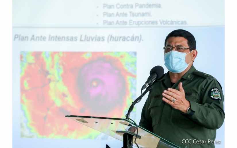 Ejército de Nicaragua activa fuerzas y medios para atender a la población ante la proximidad del huracán Eta