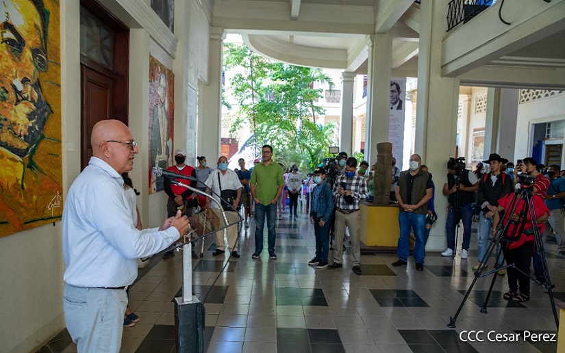 Inauguran exposición de Artes Plásticas “Así eran nuestros ancestros en Nicaragua”