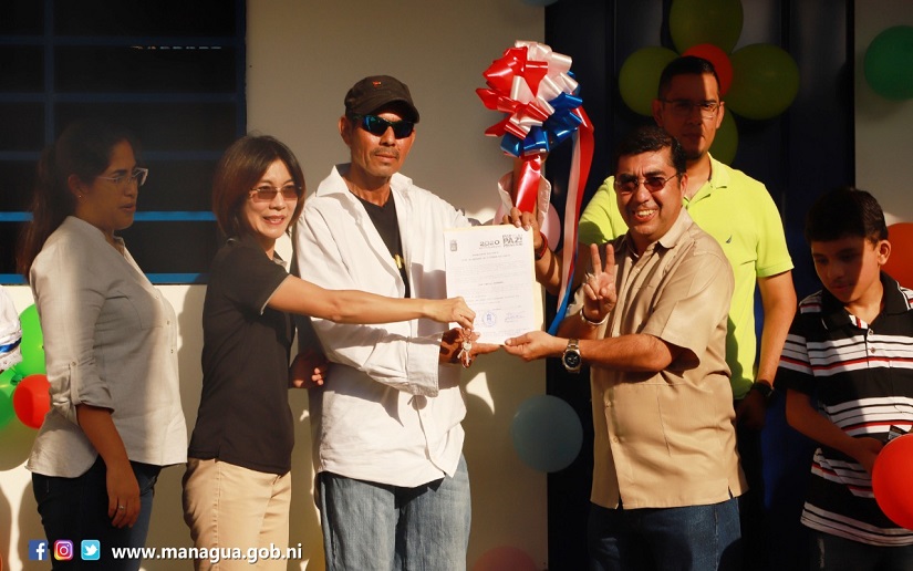 Taiwán y Alcaldía de Managua entregan la vivienda digna número 343