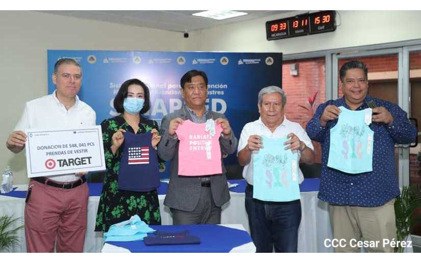 Sinapred recibe donación de empresa textil coreana
