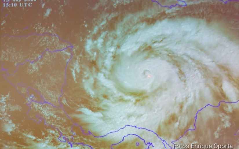 Ineter: Huracán Iota impactará costas de Nicaragua el lunes por la noche