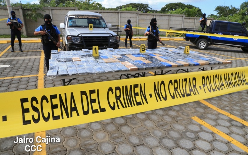 Policía Nacional incauta 223 kilos de cocaína en Diriamba