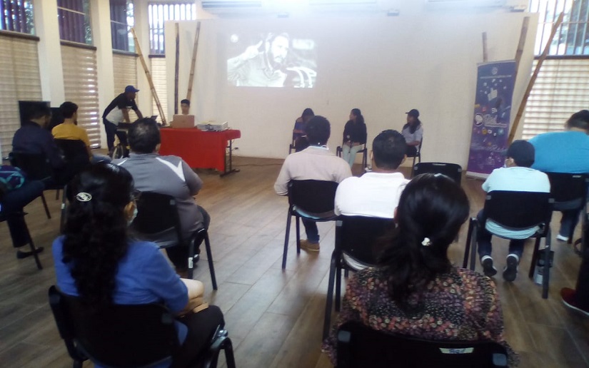 Juventud Sandinista habla sobre el legado del comandante Fidel Castro 