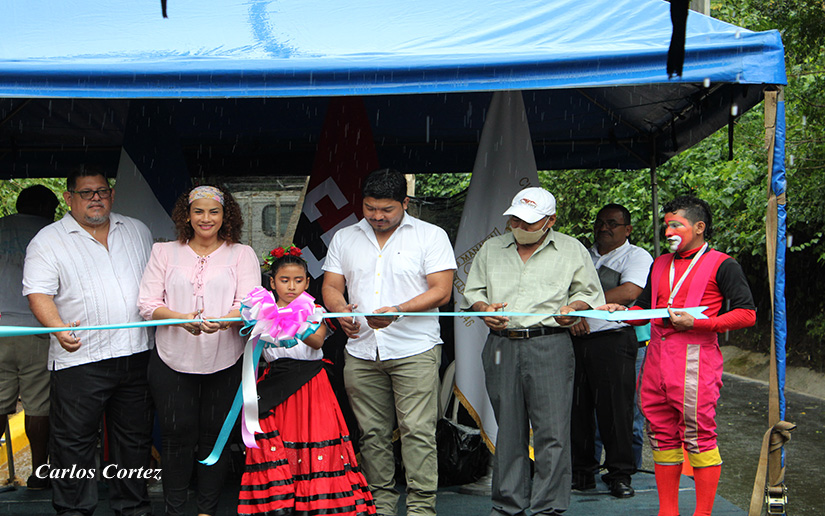 Alcaldía de Managua inaugura nuevas calles en la comarca San Isidro de la Cruz Verde
