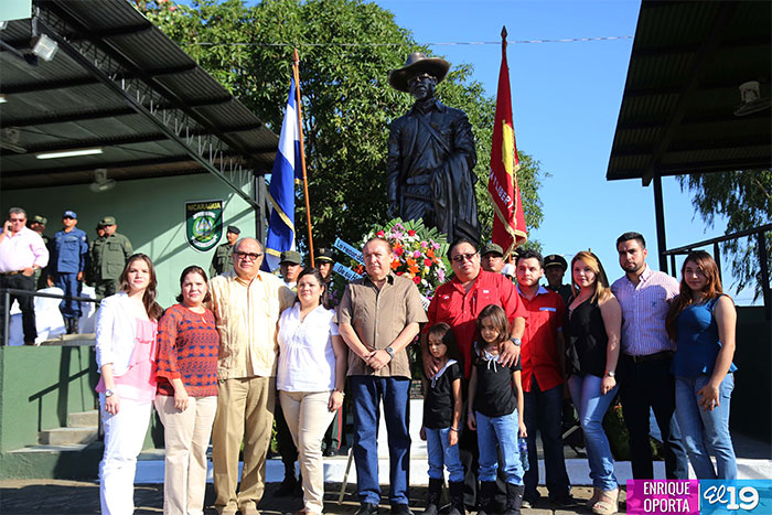 Ejército de Nicaragua rinde homenaje a Sandino a 80 años de su tránsito a la inmortalidad