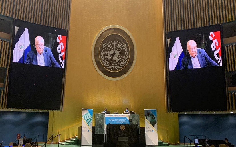 Nicaragua en Sesión Especial de la Asamblea General ONU sobre el covid-19